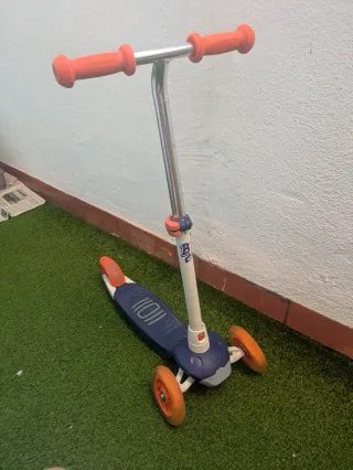 Patinete Oxelo 3 Ruedas Azul/Naranja