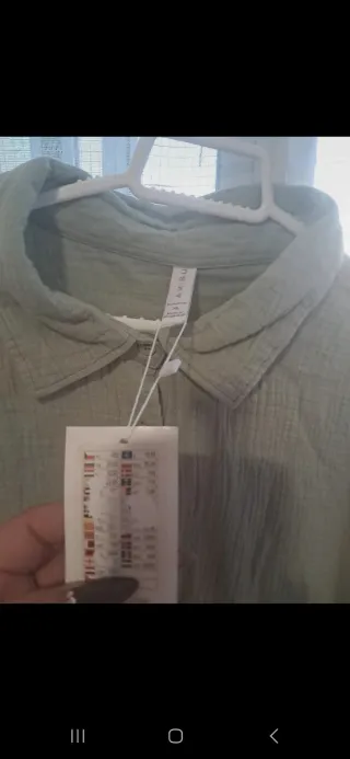 Camisa verde AVSL mujer talla XL