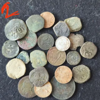 Lote monedas antiguas maravedís y más