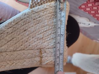 Alpargatas cuña alta mujer blancas