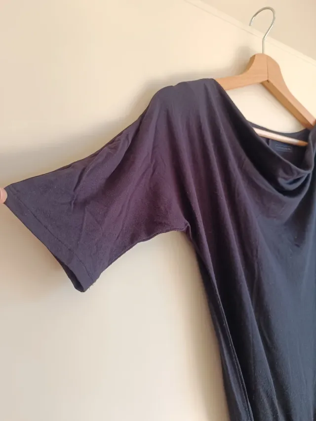 Vestito nero con cintura