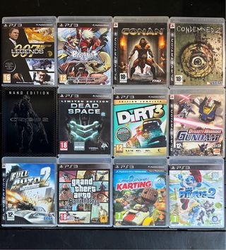 Juegos PS3 15€/unidad