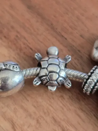 Charm Pandora Tortuga Plata