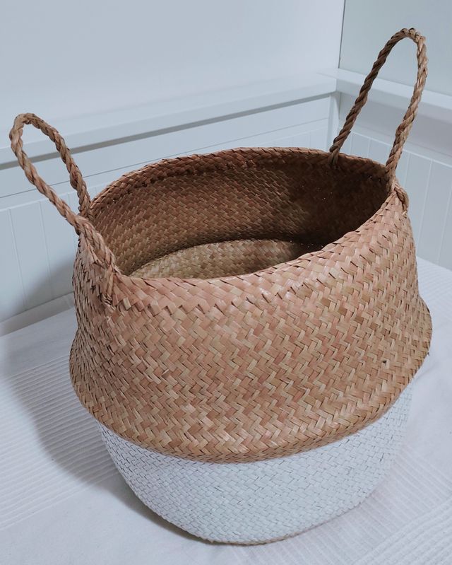 Cesto de mimbre IKEA Krallig