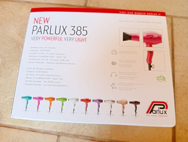 Secador NEW PARLUX 385 LIGTH sin desembalar