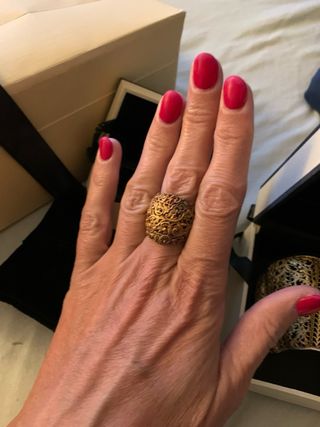 Pulsera y Anillo Yanes Young Alhambra Oro