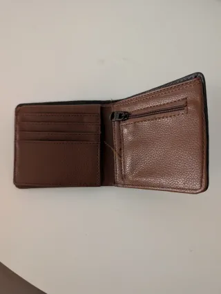 Cartera monedero Pull&Bear marrón oscuro