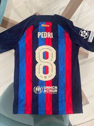 Camiseta FC Barcelona Pedri 8 Niño Original