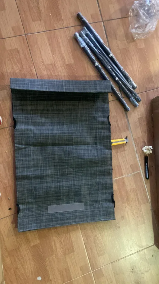 Tumbona Mecedora Exterior Marrón y Negra