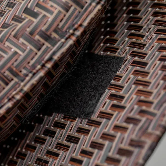 Tumbona Mecedora Exterior Marrón y Negra