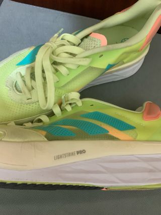 Zapatillas Adidas Adizero Verdes y Rosas
