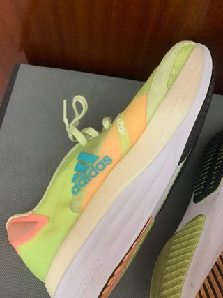 Zapatillas Adidas Adizero Verdes y Rosas