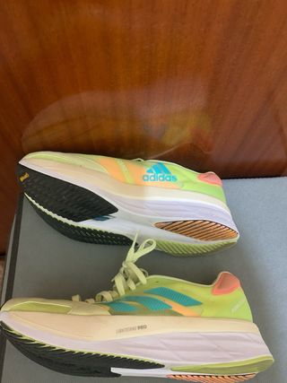 Zapatillas Adidas Adizero Verdes y Rosas