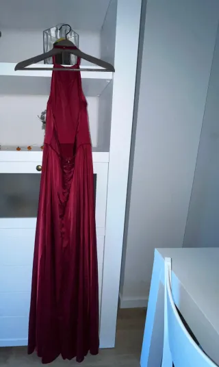 Vestido de fiesta rojo/dorado