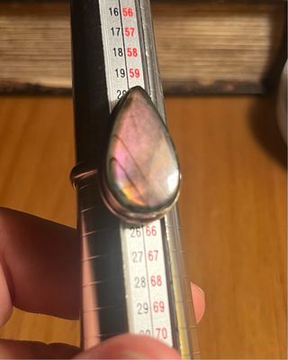 Anillo Plata Labradorita T.23