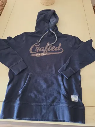 Sudadera Jack & Jones Azul. Solo puesta 1 vez