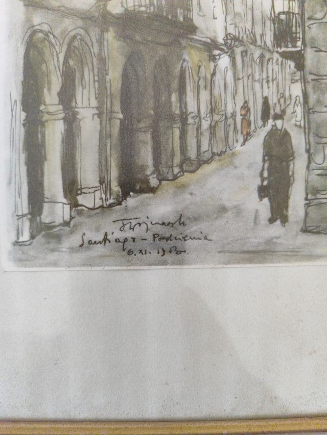 Láminas antiguas de Compostela