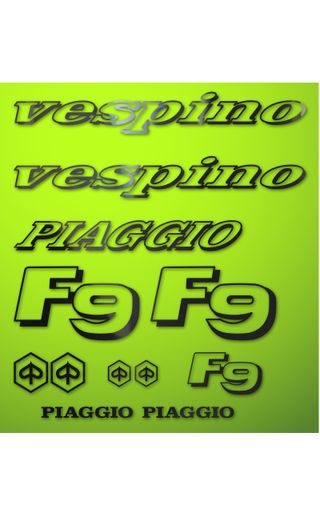  PEGATINAS PARA MOTO VESPINO PIAGGIO