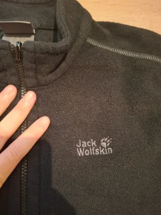 Polar Jack Wolfskin Mujer Talla XL Negro