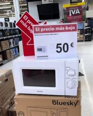 Microondas Bluesky Blanco