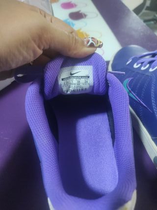 Zapatillas Nike originales azul y morado