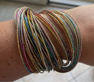 Bracciali rigidi sottili multicolor
