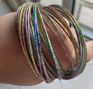 Bracciali rigidi sottili multicolor