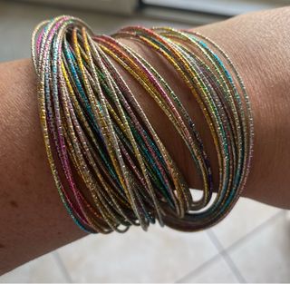 Bracciali rigidi sottili multicolor