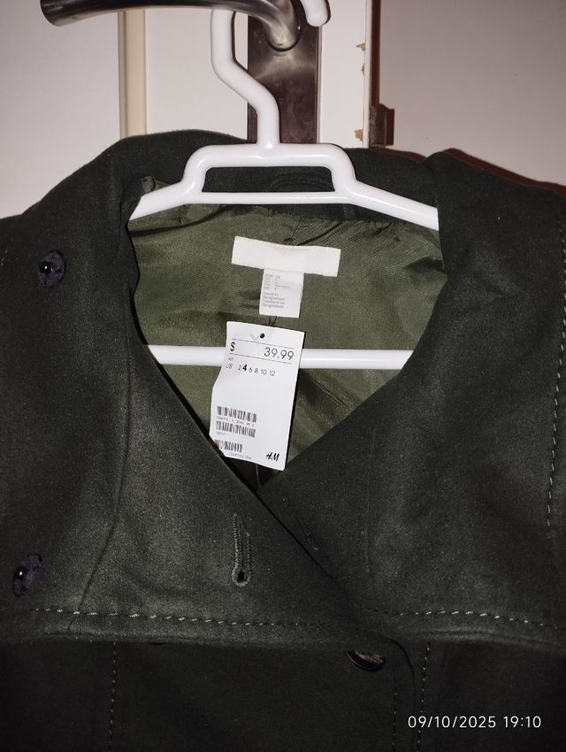 Chaqueta verde mujer