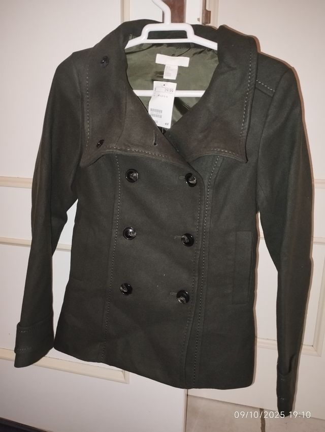 Chaqueta verde mujer