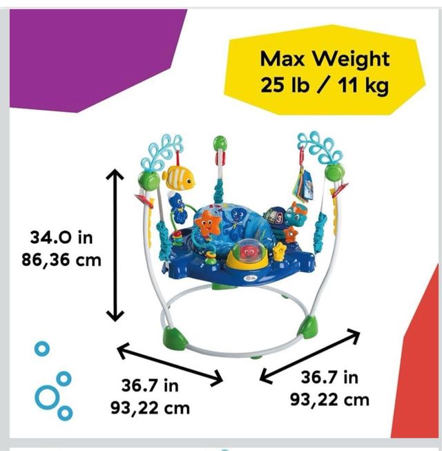 Saltarello per bambini 6+ mesi