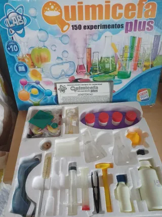 Juego de experimentos Quimicefa Plus