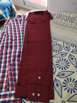Camisa KIVON Algodón XL/42 Cuadros. 8 € Para dos