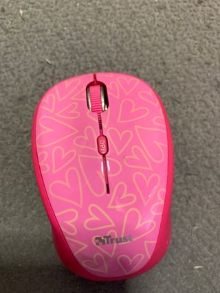 Raton inalámbrico rosa