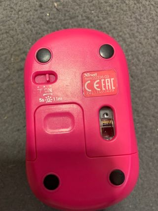 Raton inalámbrico rosa