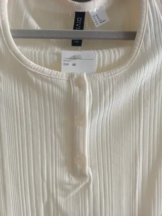 Vestido canalé H&M talla XS