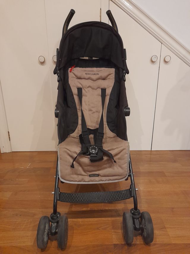 Carro Mclaren Plegable Negro y Marrón