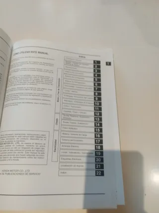 Manual Taller Honda XL1000VX