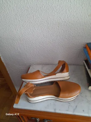 Alpargatas planas marrones