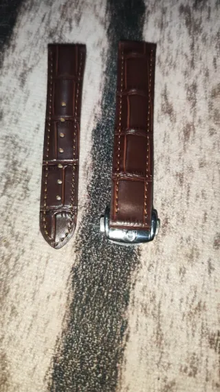 Correa de piel Omega 18mm auténtica