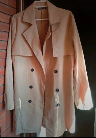 Gabardina SHEIN Beige Mujer