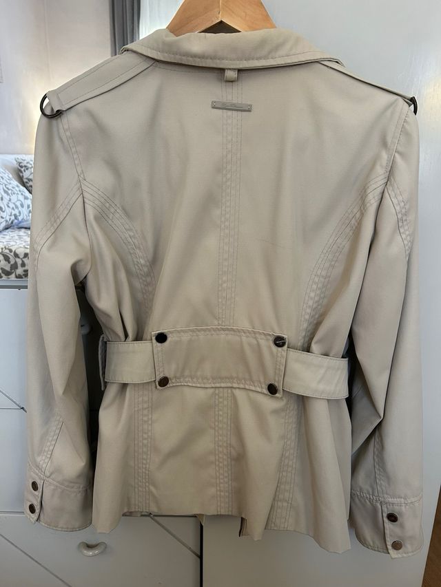 Cazadora Zara Beige Mujer