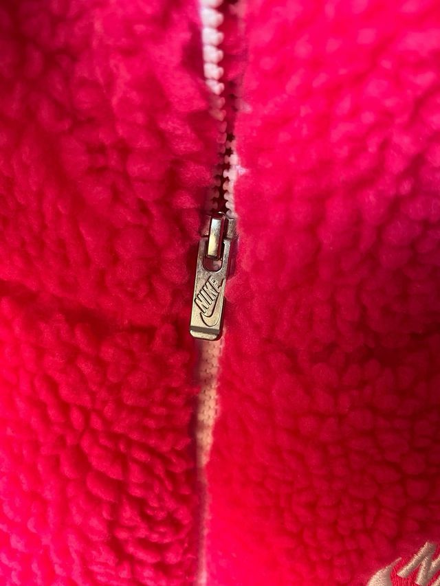 Abrigo Nike Fucsia Borreguito