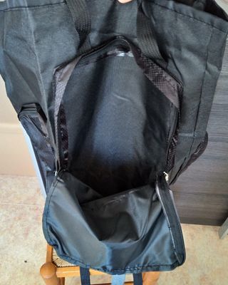 Mochila Montaña 80L Negra Impermeable - Nueva