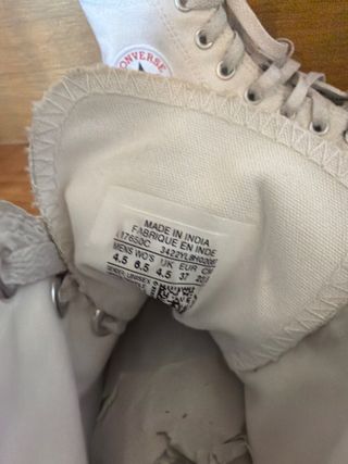 Zapatillas Converse altas Talla 37 23,5cm