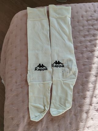 Calzettoni Kappa Calcio Uomo Bianchi