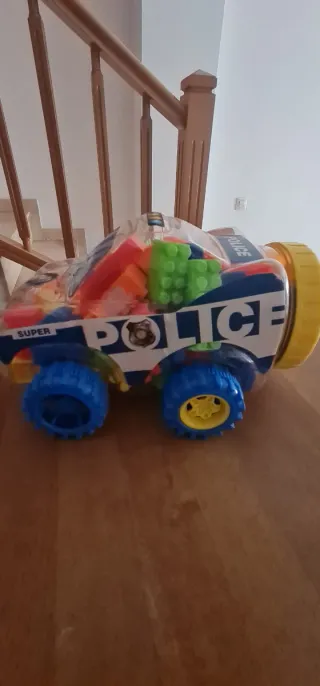 Coche Policía Juguete Piezas Niño