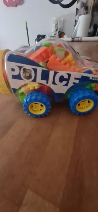 Coche Policía Juguete Piezas Niño