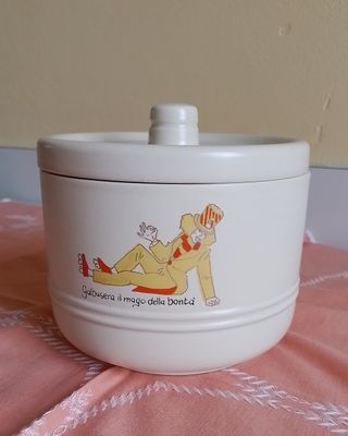 Biscottiera Galbusera in ceramica