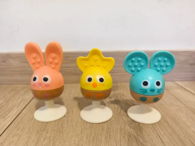 Juego de sonajeros adhesivos de la marca Hape